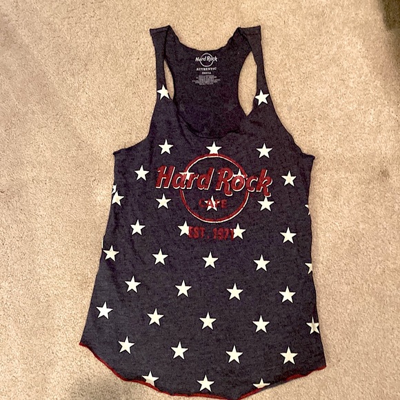 Hard Rock Cafe Tops - Hard Rock Cafe Women’s tank top. July 4th Patriotic S Small